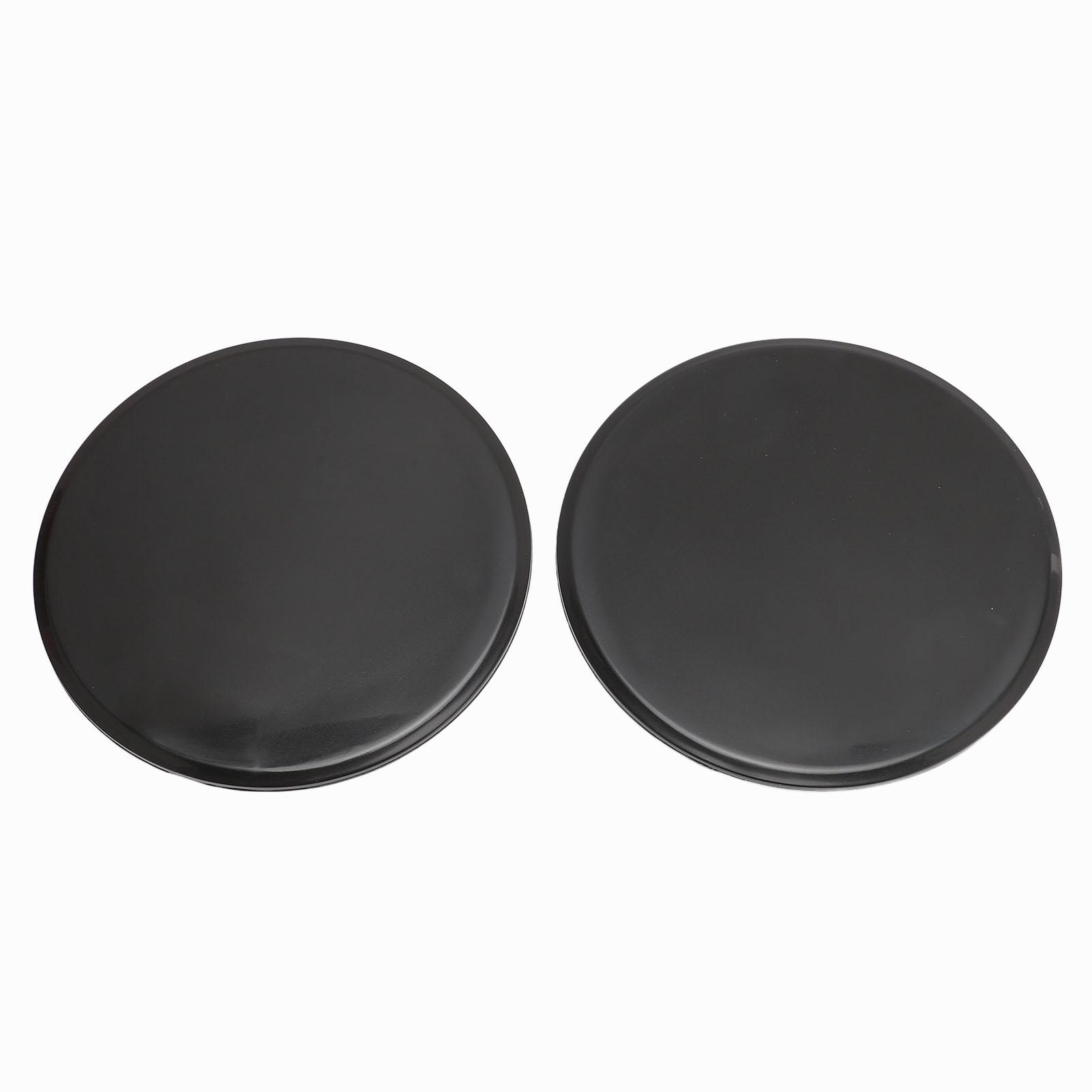 

2 шт. основных слайдеров для тренировки компактные двухсторонние скользящие диски для тренировки всего тела фитнес для дома Black