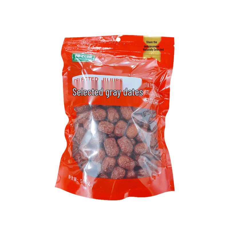 SHENONGMAI Selected Meitan Grey Jujubes, 550g