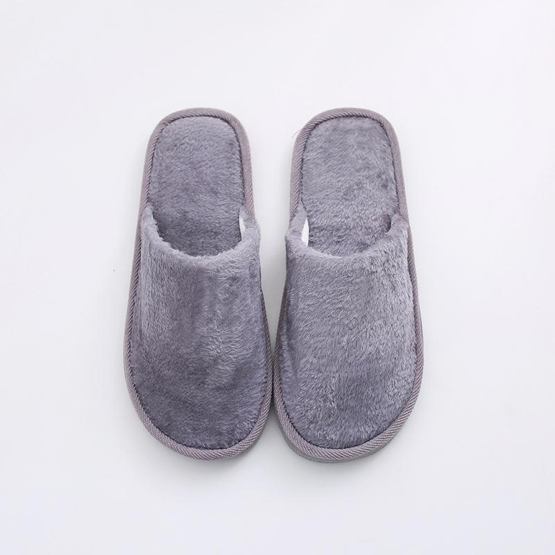 Plush Cotton Indoor Winter Slippers with Long Plush Design - Soft, Comfortable, and Warm