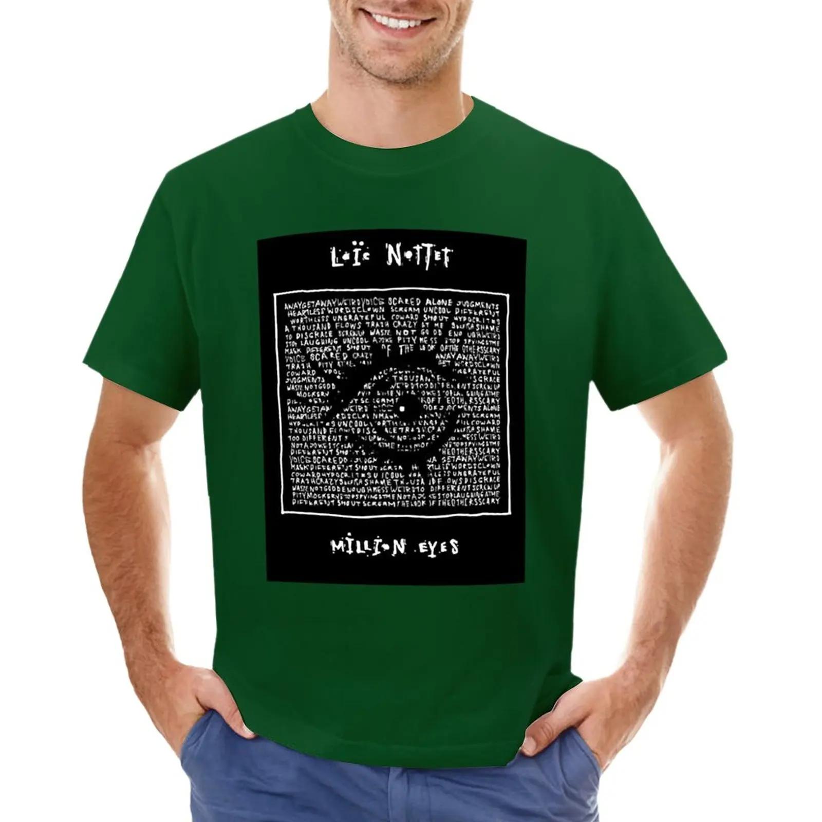 Loic Nottet Million Eyes T-Shirt Short sleeve aesthetic clothes t shirt men 4XL