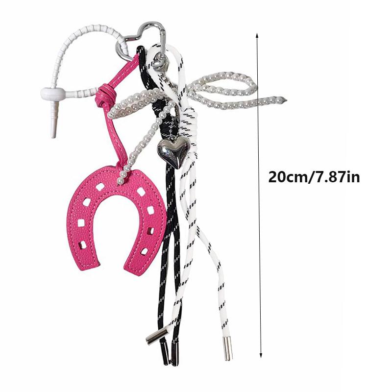 Mini PU Leather Pink Cute Backpack Hanging Handbag Pendant Bag Pendant Bags Accessories