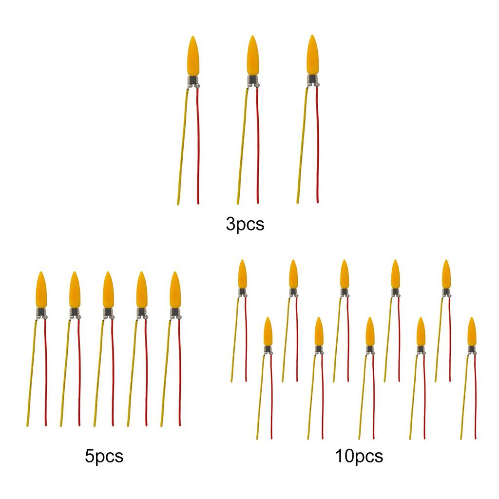 3/5/10PCS Flame LED Filament 2200K Diode Light Bulb Accessories 3V LED Flame Effect Light Bulb for Christmas Party Decorations