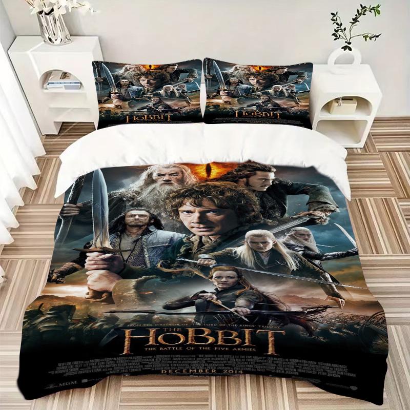 Journey Through Middleearth Print 3Pcs Bedding Setduvet Cover With 2 Bedropillowcase Home Birthday Gift