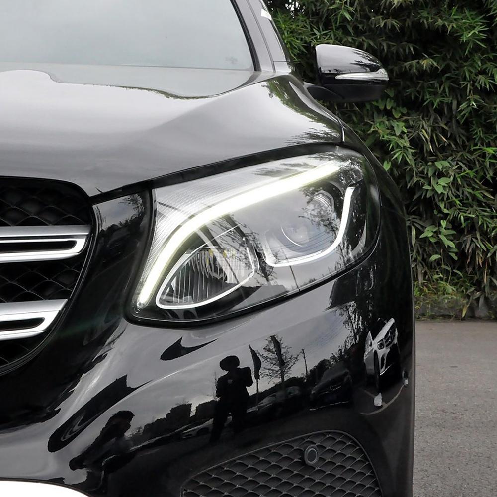 For Benz GLC W253 GLC200 GLC260 GLC300 2016 2017 2018 2019 Car Headlight Headlamp Clear Lens Auto Shell Cover