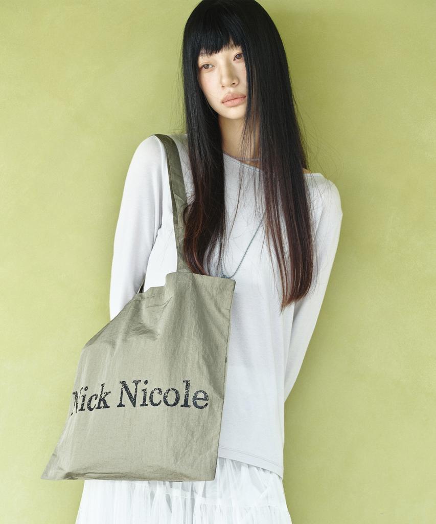Nigaennikol [Essential] Essential Boat Neck Top_Light Gray
