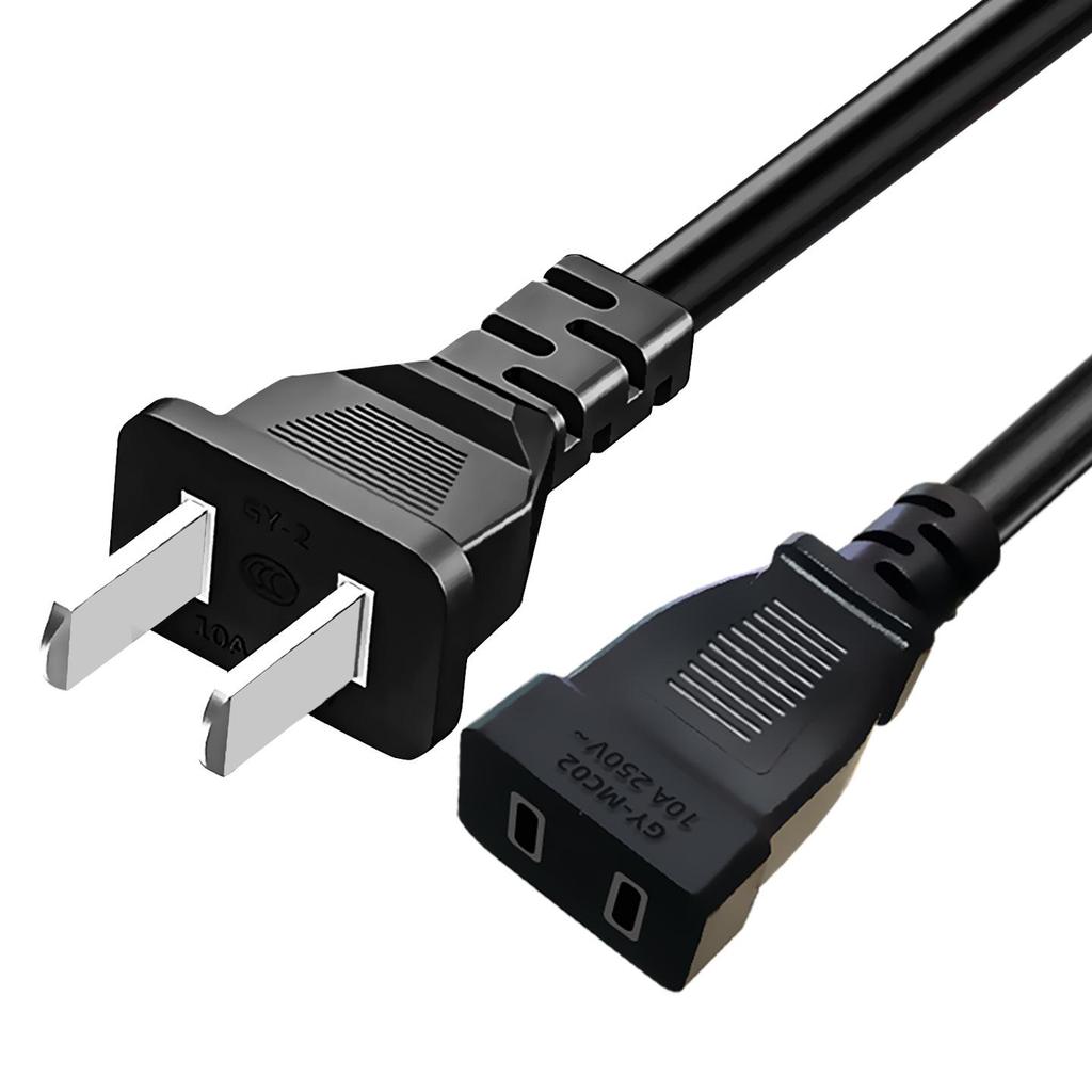 Two-Pin Foot-Operated Extension Cord with Elbow Connector, 2-Core, 2-Hole, 1/1.5 Mm² Copper for TV and Fan