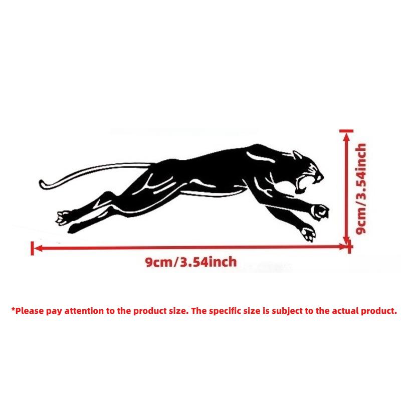 Car Sticker Black Panther Car Sticker Set Waterproof Decal for Vehicle Body, Window & Bumper Racing Style Decoration Decals