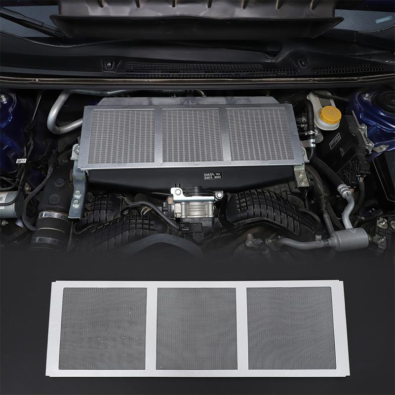 For Subaru WRX 2025-2025 Carbon Steel Engine Compartment Radiator Protective Net Decoration Modification Accessories