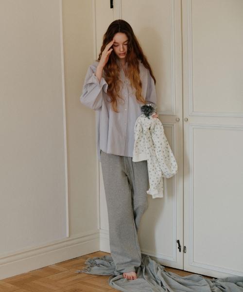 DEPOUND Grape Sweatpants [Melange Grey]
