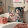 Warm Cute Surreal Japanese Art AAya Takano Cushion Cover Pillowcase Short Plush Invisible Zipper Room Sofa Cushion Cover