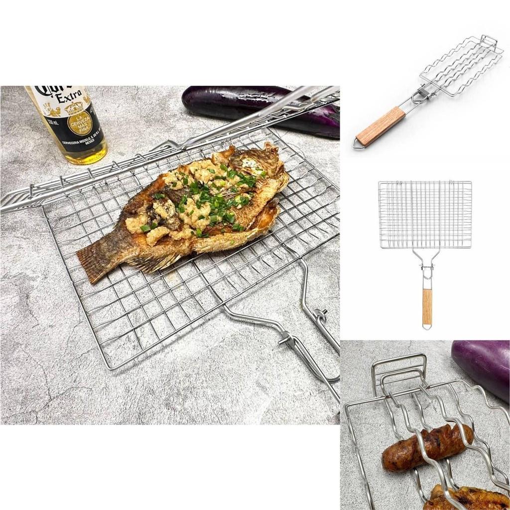 Stainless Steel Bbq Grill Tongs With Foldable Handle For Outdoor Cooking And Grilling