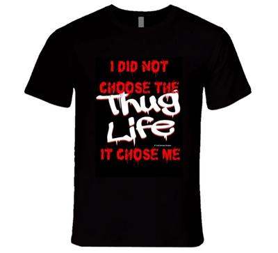 Ich habe mich nicht für das Gangsterleben entschieden, es hat mich gewählt Lustiges Premium-Geschenk T-Shirt
