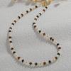 Natural Gemstone, Tiger Eye, White Fritillary, Black Agate, Colored Treasure, Beaded Bracelet For Women, With S925 Whole Body Sterling Silver.