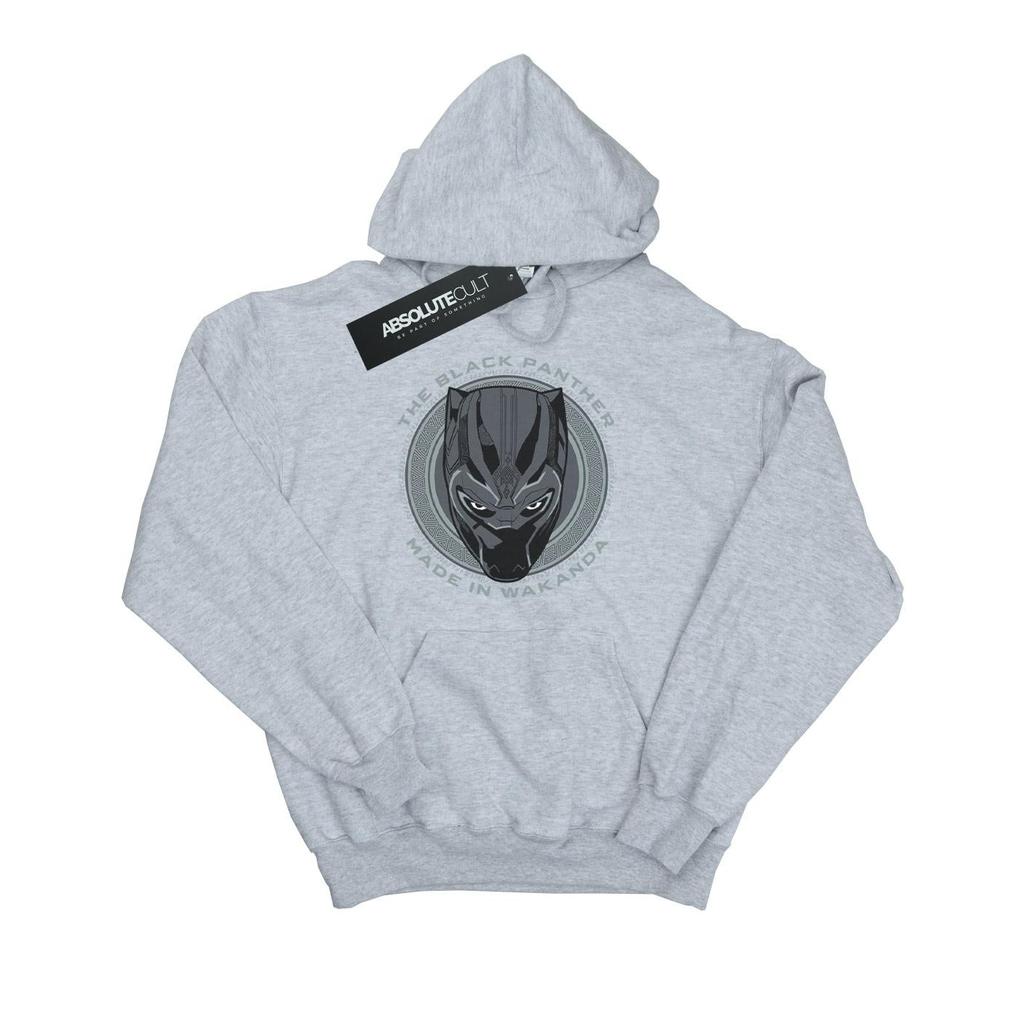 Black Panther Herren-Kapuzenpullover aus Wakanda-Baumwolle
