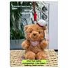 Cute Bear Bag Pendant With Polyester Plush Material For Kids And Teens