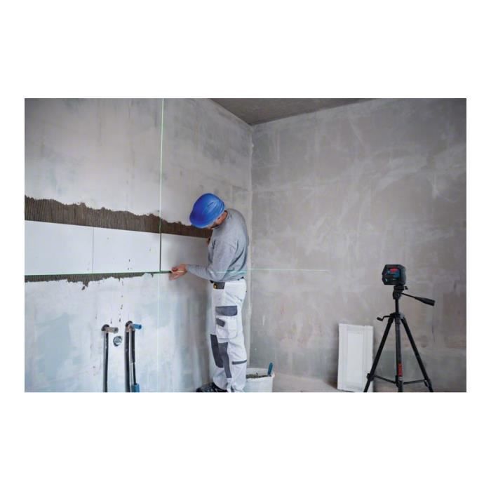 Green Laser - Bosch - Gcl 2-50 G - Tripod Bt150 - Alignment - Accuracy 0.3 Mm
