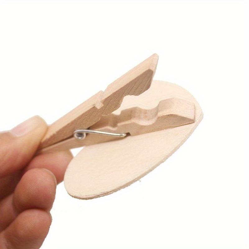 5Pcs Hanging Wooden Blackboard Message Chalkboard Clips Tags Number Price Label Heart Shaped DIY Craft