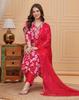 Party Wear Designer Top Tunic Kurta Pant Dupatta Set Indian Women Bollywood Salwar Suit Kurti