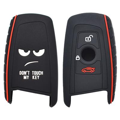 Silikon Auto Schlüssel Fall Für BMW 1 2 3 5 7 Serie F10 F20 F30 335 328 535 E90 E92 e93 Abdeckung Remote Fob Shell Jacke 3 Tasten