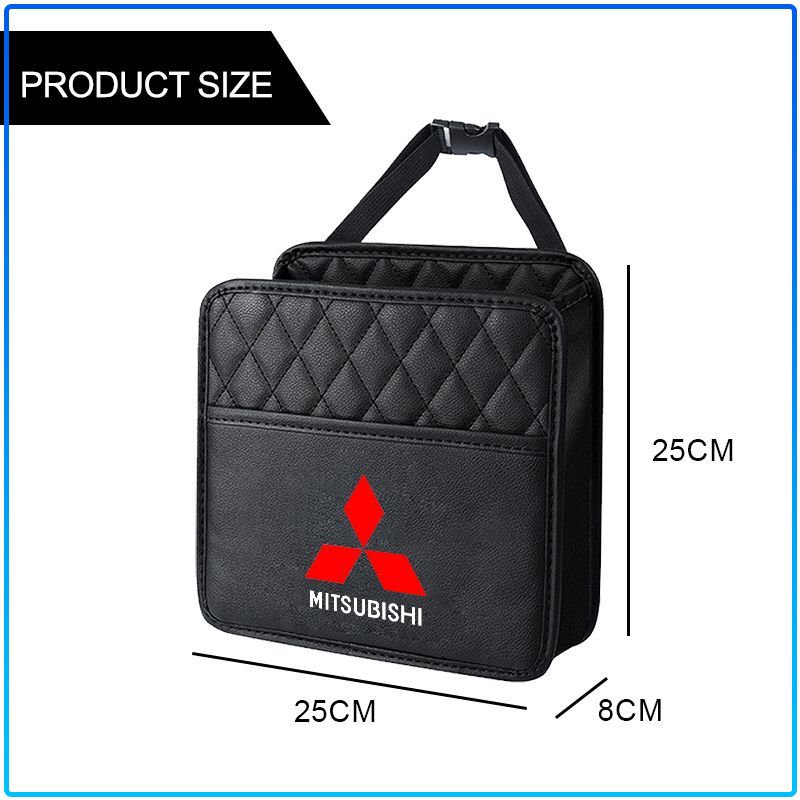 Car Storage Bag Multi-function Seat Back Storage Pocket Suspension For Mitsubishi Lancer Lancer ASX Outlander 2 3 Pajero Mirage Exzos Pajero 4