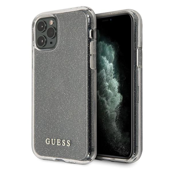 Guess Guhcn58Pcglsi Iphone 11 Prosrebrny/Silver Hard Case Glitter