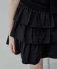 HYBERNAT Cotton Frill Skirt Black