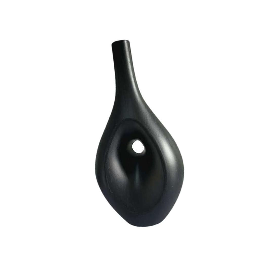 Flower Vase Modern Simple Desktop Ornament Floral Container Decorative Art Vase Dried Flower Arrangement for Home Bookshelf