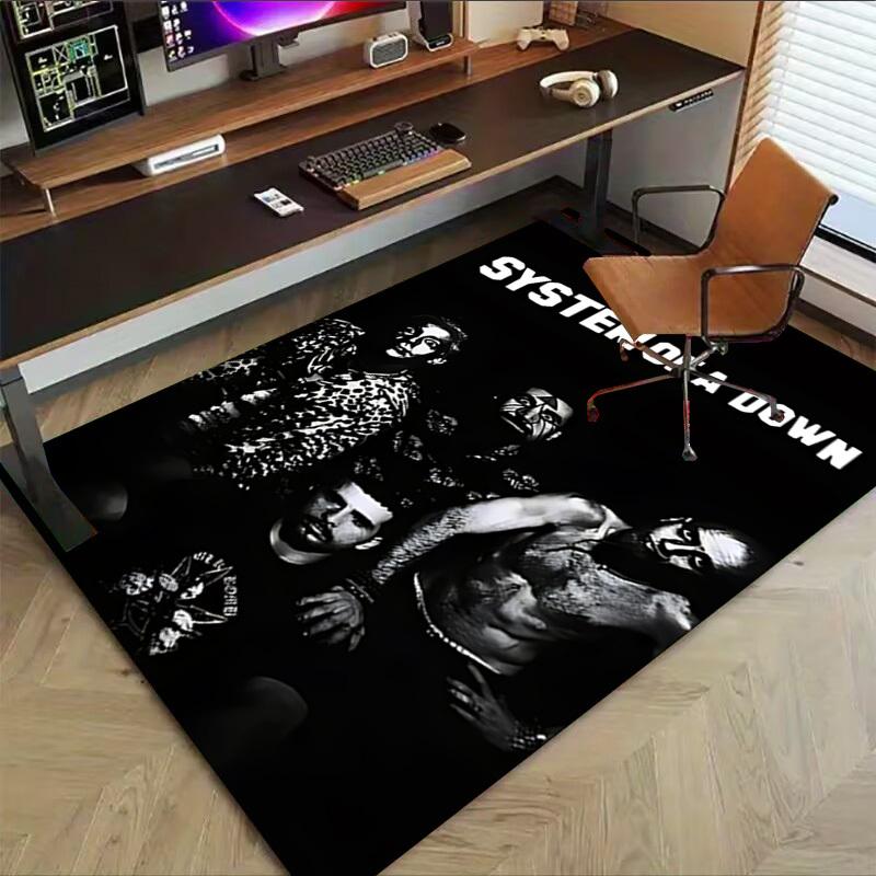 1pc System of a Down Carpet Anti Slip Polyester Floor Mat for office.Bedroom