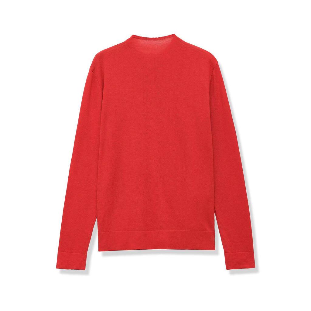2026 Spring European Style Women's High Neck Long Sleeve Knit Cardigan