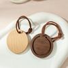 2 Round Wooden Automotive Air Fresheners Firm Wax Or Walnut For Sophisticated Look
