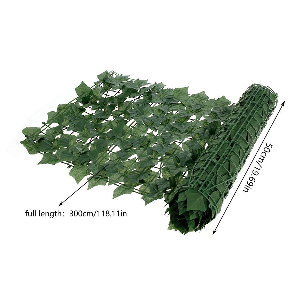 1/3M Yapay Yaprak Çit Plastik Çit Panelleri Bahçe Dekoratif Gizlilik Koruyucu Ekran İç ve Dış Mekan İçin