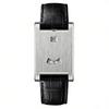 Leather Strap Square Wristwatch Alloy Case Business Watch New Men's Wristwatch  Daily Wear