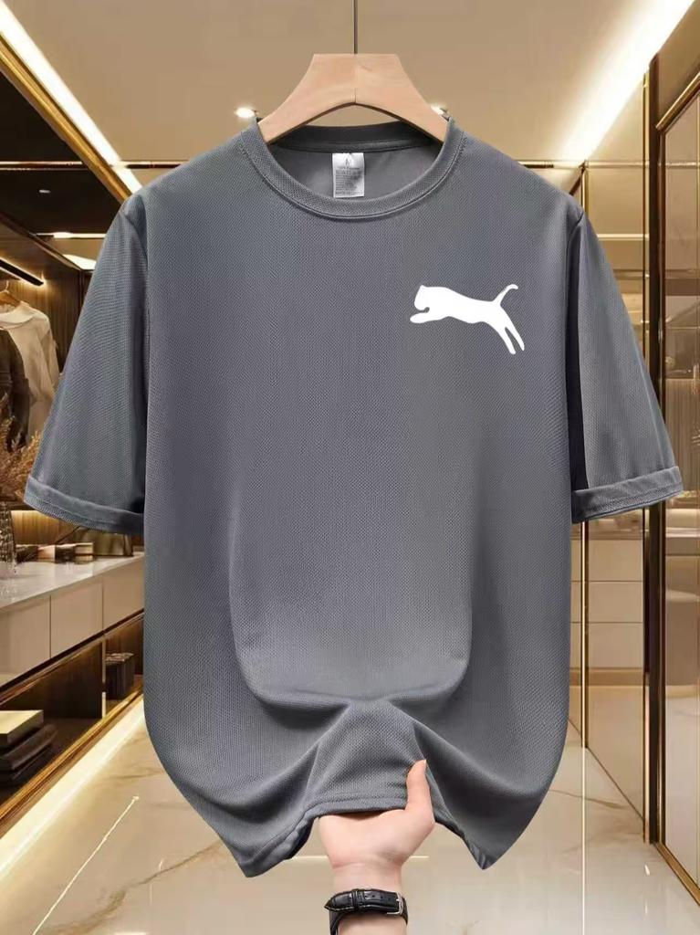 2026cheetah Running Print Tshirt Graphic Tshirt High Quality Unisexs And Unisexs Short Sleeve Tshirt Unisexs Sportwear Unisexs Tops