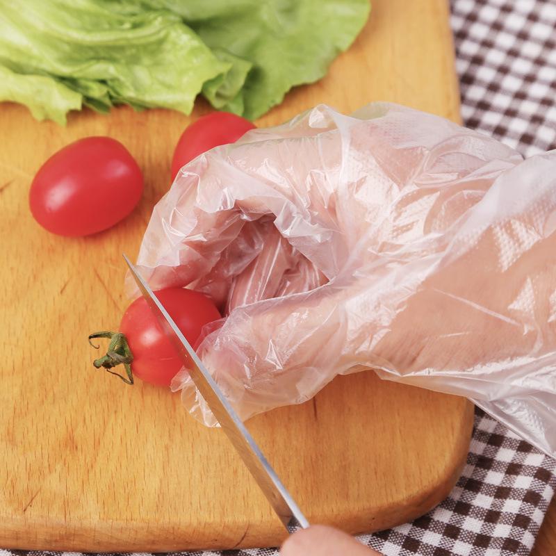 Boxed Disposable Food-Grade Gloves, 100 Pack - Thickened for Lobster Eating Protection