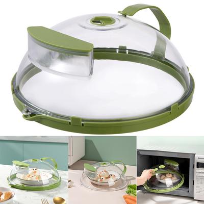11.8 In Microwave Splatter Cover Microwave Plate Cover Saft Plastic Splatter Guard Lid House Warming Gift Fits Plates and Bowls