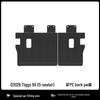 Chery Tiggo 9 Odorless TPE Car Floor Mats & Wear-Resistant Trunk Mat with Carbon Fiber Pattern Backrest Pad