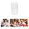 Transparent Piggy Bank Desktop Saving Pot Clear Money Kid Room Decoration Cylindrical Child