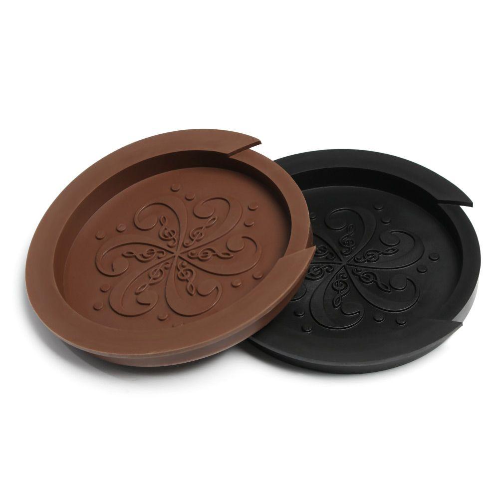 Black Silicone Acoustic Musical Instruments Soundhole Cover Weak Sound Tool Stop Plug Buffer Block