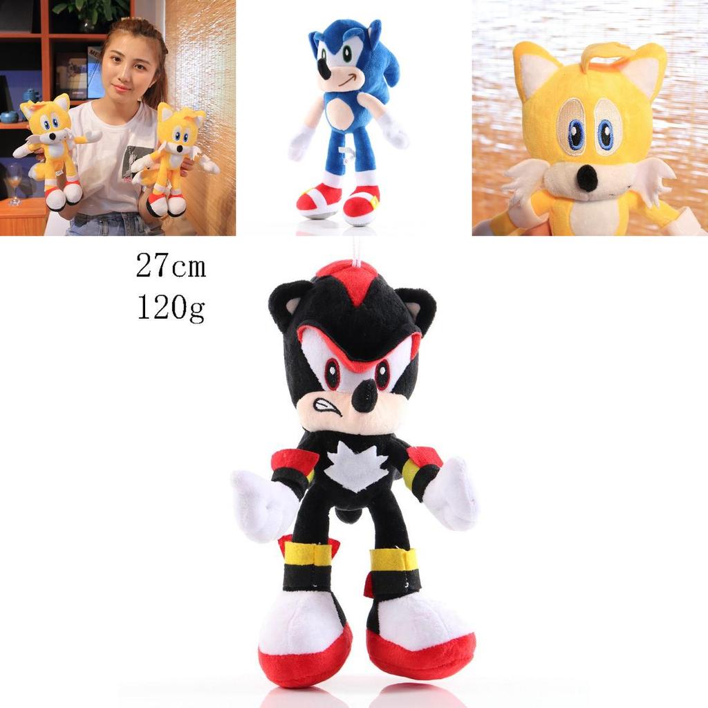 Adorable 28cm Sonic The Hedgehog Shadow Amy Rose Knuckle Tail Plush Toy For All Ages
