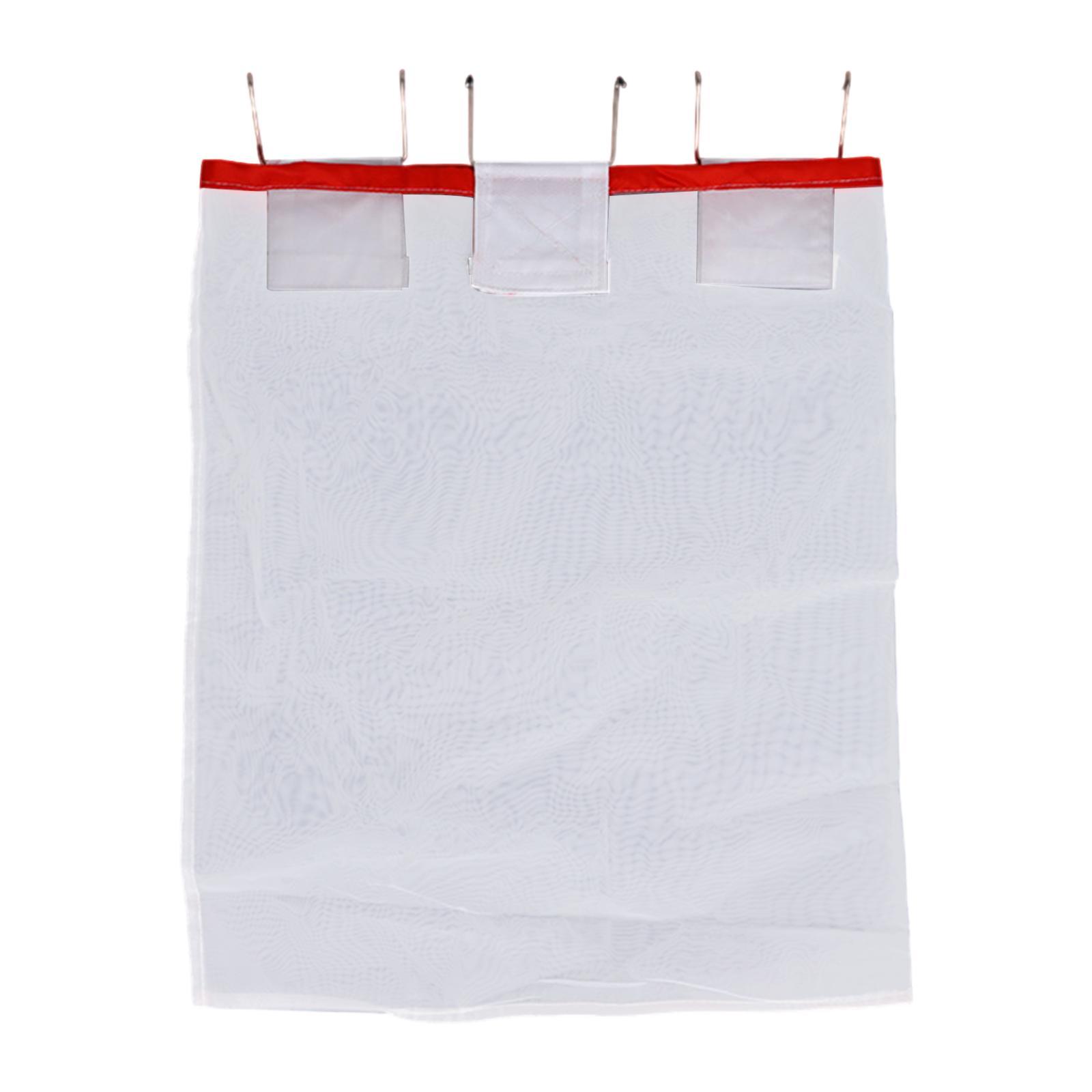 

Honey Filter Bag Mesh Nylon Strainer Honey Extractor with Metal Hooks for Home Bee Farmers Buckets or Jars Beginner Kitchen белый