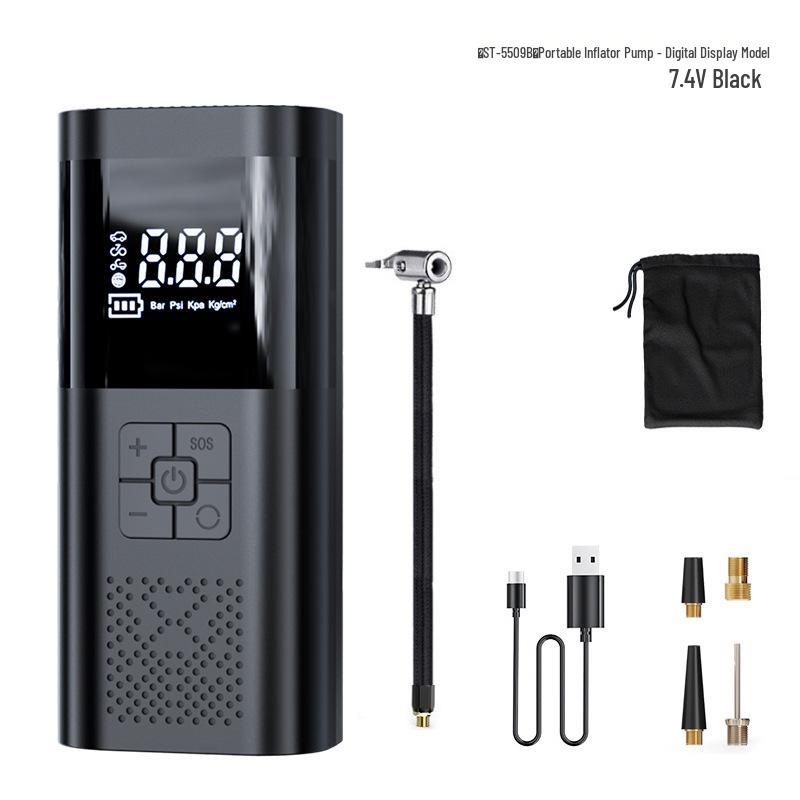 Wireless Digital Display Lithium Battery Car Tire Inflator