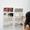 2/4Pcs Acrylic Brochure Pamphlet Holder Large Capacity Easy To Install Transparent Wall-Mounted Brochure Display Stand