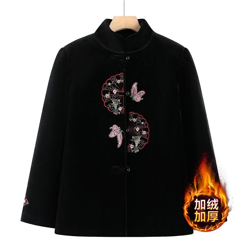 Winter women's woolen jacket festive wedding party mother clothes