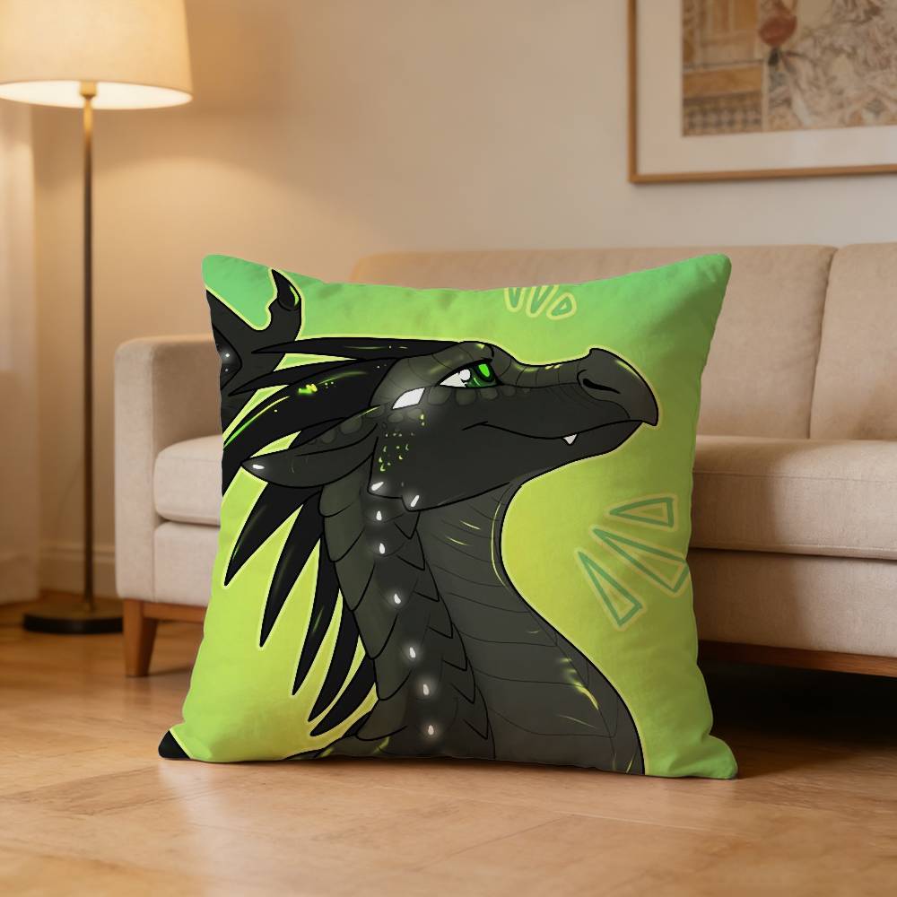 WWings of FFire Dragon Pillow Case Pattern Printed Pillowcase For Living Room Sofa Cushion Cover