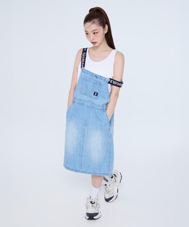 Life Work Women'S Denim Overalls Dress