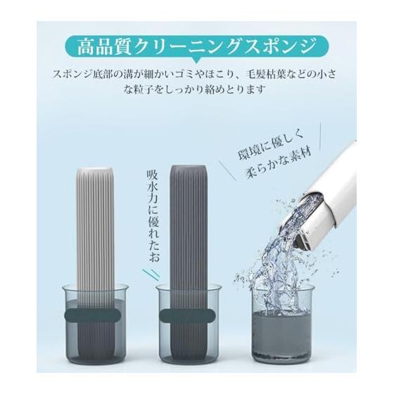 Mini Mop, Multifunctional Mini Handy Mop, Foldable, Water Absorbent, Sponge Mop, No Hand Washing Required, Small and Dry/Wet Use, Portable Mini