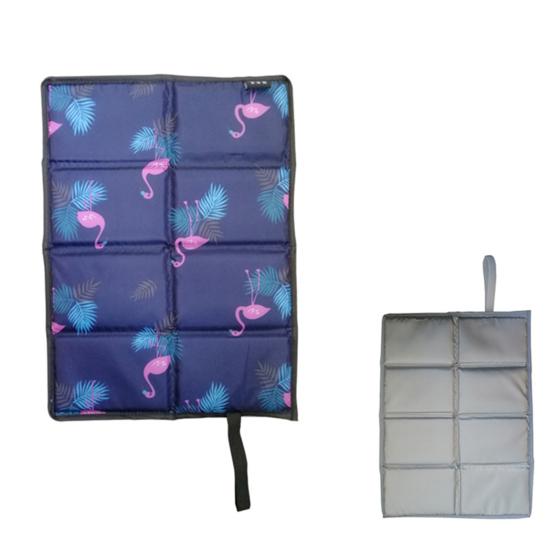 Camping Folding Mat Extra Soft Waterproof Compact Size Exquisite Pattern Collapsible Polyester Moisture-proof Cushion Hiking Picnic Seat Mat