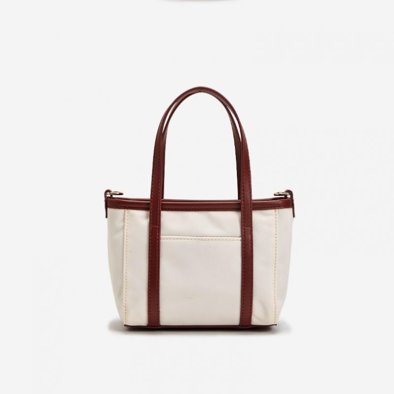 By ESquire By Women S Elo Nylon Mini Tote Bag Ivory