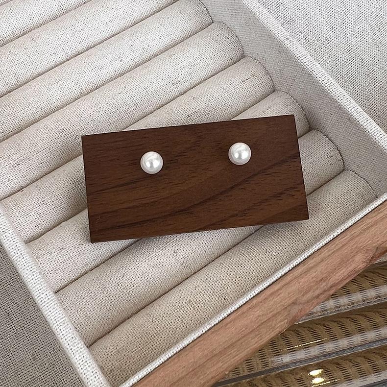 

Круглые серьги-гвоздики в стиле ретро в стиле Хербан, простые и темпераментные серьги 6mm