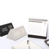 Reloj despertador con control de voz, reloj de escritorio multifuncional con pantalla transparente ABS, ahorro de energía, para el hogar 